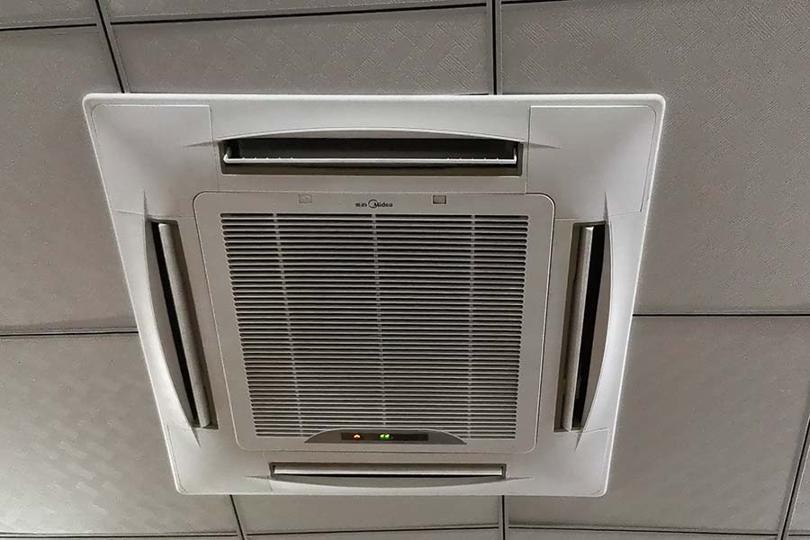 Industrial air conditioner on the ceiling