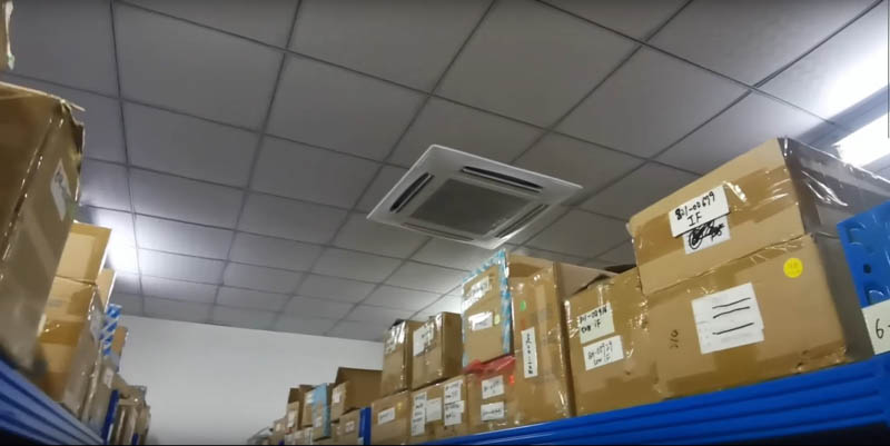 Air Conditioner at Electronic Material Warehouse of AOK