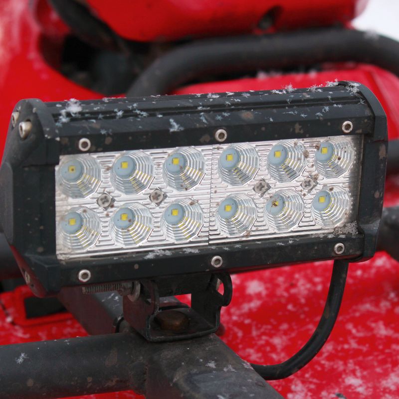 Off-Road LED Work Light on ATV