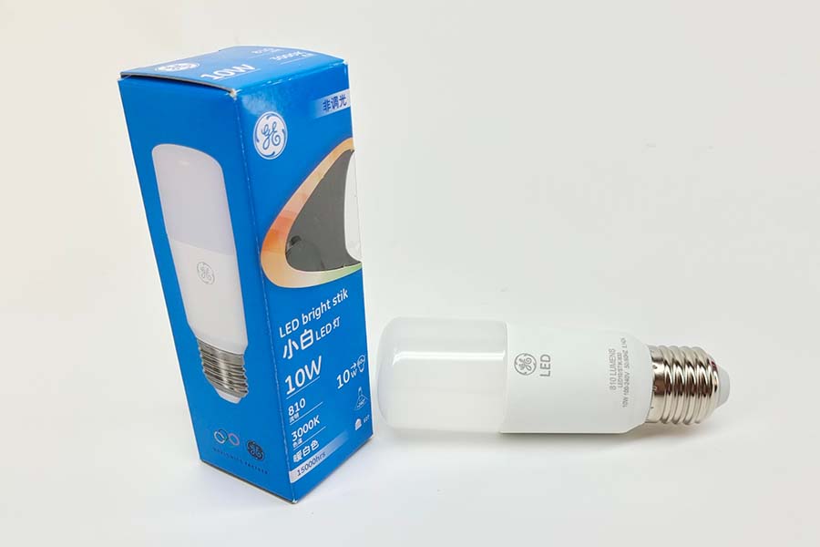 GE LED Light Bulb Bright Stik 10W