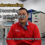 Misunderstanding about Backlite Panel Lights