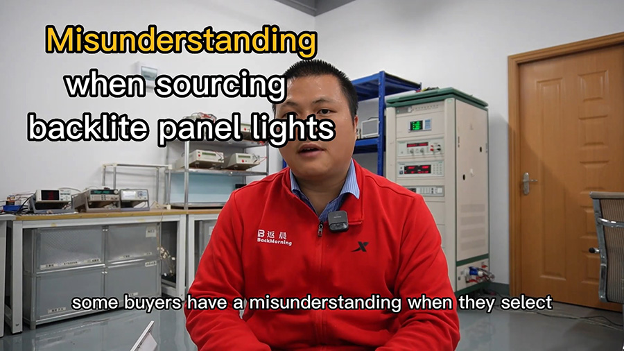 Misunderstanding about Backlite Panel Lights