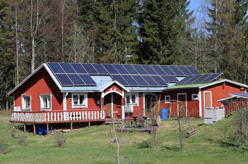 Home energy storage solar panel