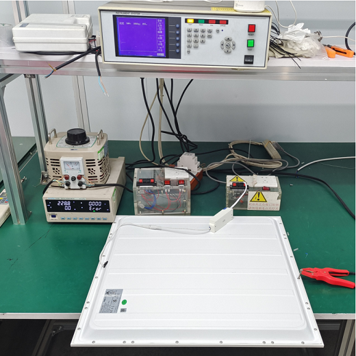 Electric strength testing or Insulation testing of Panel Lights