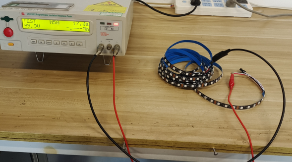 Safety testing of LED Tape Light