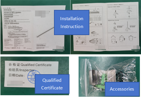 quality certificate of LED tube battens